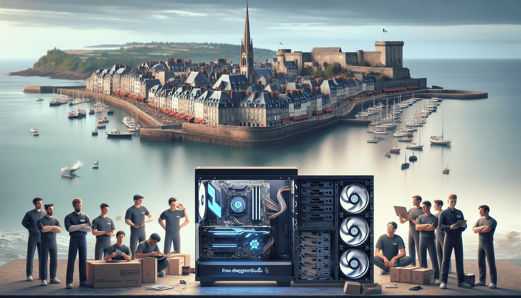 Réparation PC Gamer à Saint-Malo : Votre Machine Relancée en 24h