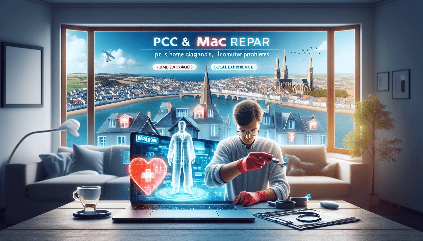 INFOADOM : Réparation PC & Mac à Saint-Malo – Diagnostic Gratuit à Domicile