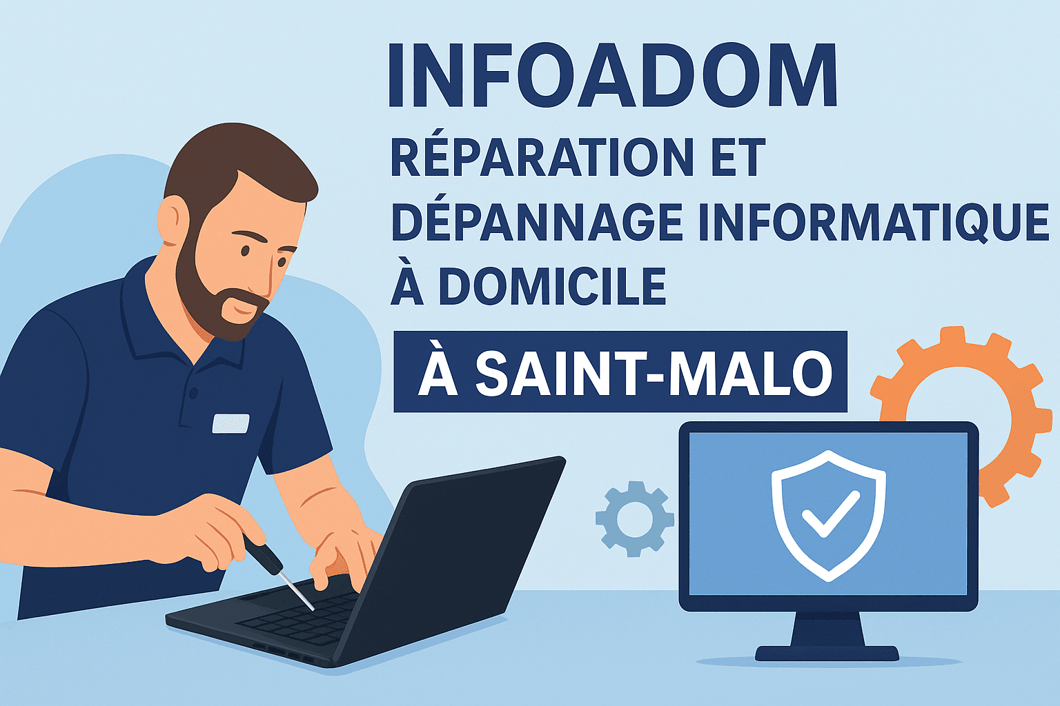 INFOADOM : Réparation Informatique à Domicile sur Saint-Malo