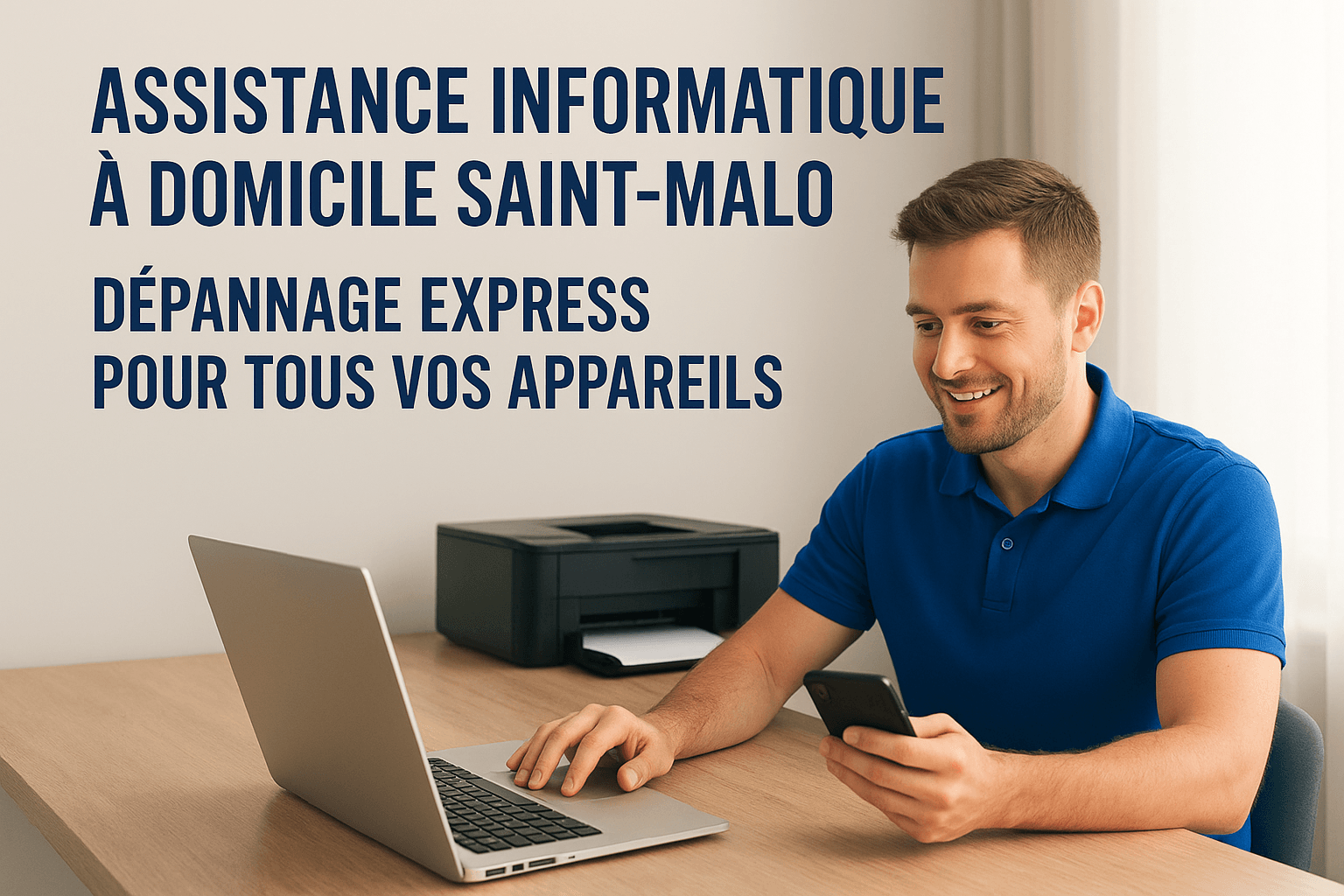 Assistance Informatique à Domicile Saint-Malo : Dépannage Express Pour Tous Vos Appareils