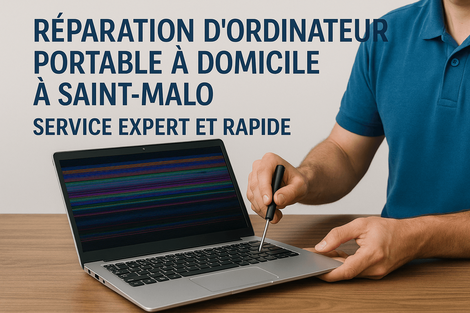 Réparation d’Ordinateur Portable à Saint-Malo : Dépannage Express à Domicile