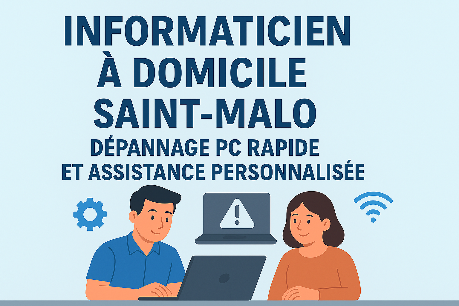 Informaticien à domicile Saint-Malo : Dépannage rapide par un expert local