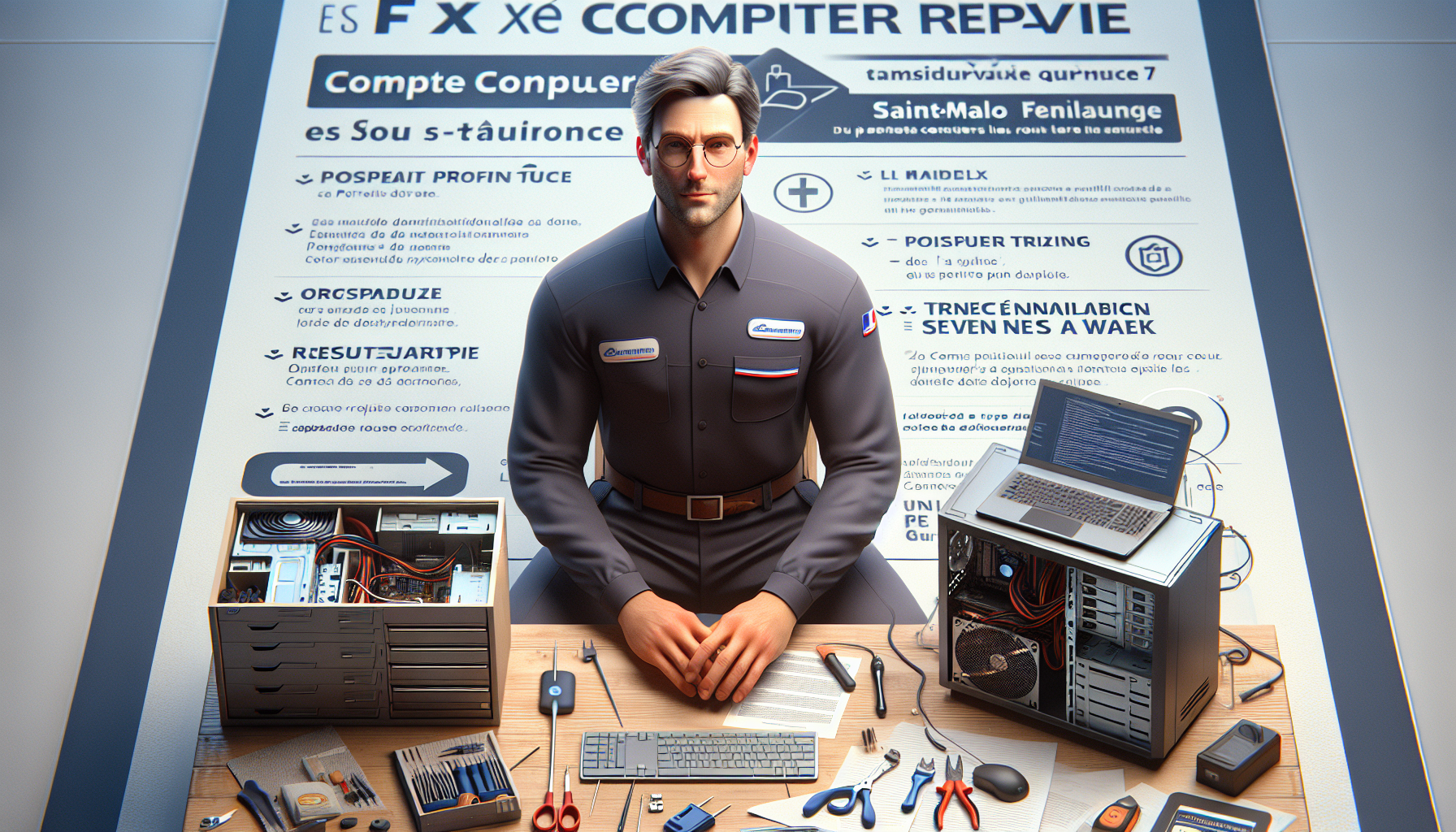 Réparation Informatique à Saint-Malo : Solutions Rapides à Domicile par des Experts Locaux